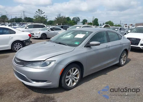 2016 Chrysler 200 Limited z USA, uszkodzony, nr VIN 1C3CCCAB3GN127350